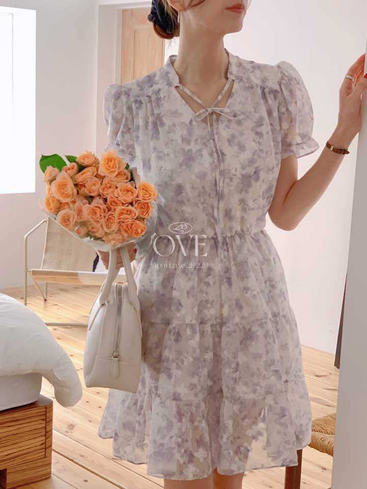 OVE韓國直郵㊣女裝新品人氣熱賣25春夏推薦時尚休閑連衣裙OVE連衣裙