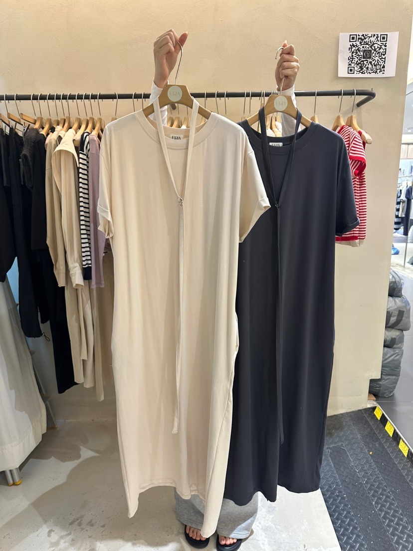 ERIA直郵韓國代購㊣女裝新品人氣25春夏時尚休閑熱賣連衣裙ERIA/HUE連衣裙