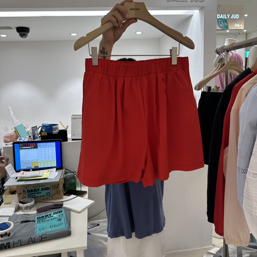 DAILYJUD直郵韓國代購㊣女裝新品25春夏熱賣人氣時尚休閑短褲DAILY JUD短褲