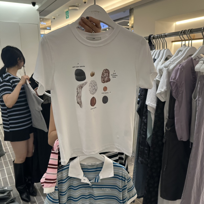 VIVE韓國直郵㊣女裝新款熱賣人氣時尚休閑25春夏推薦T恤VIVET恤圖色1
