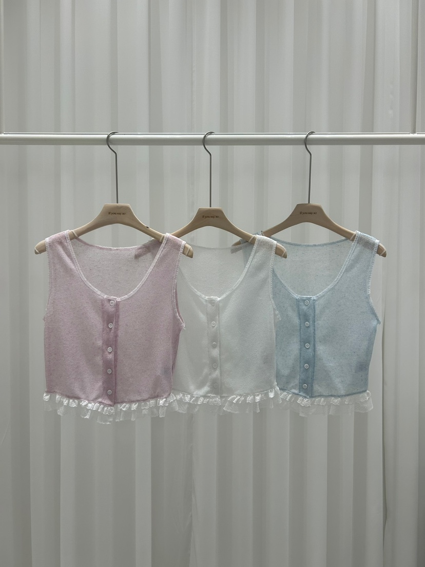 IF YOU SAY SO韓國直郵㊣女裝新品休閑人氣25春夏推薦馬甲IF YOU SAY SO馬甲