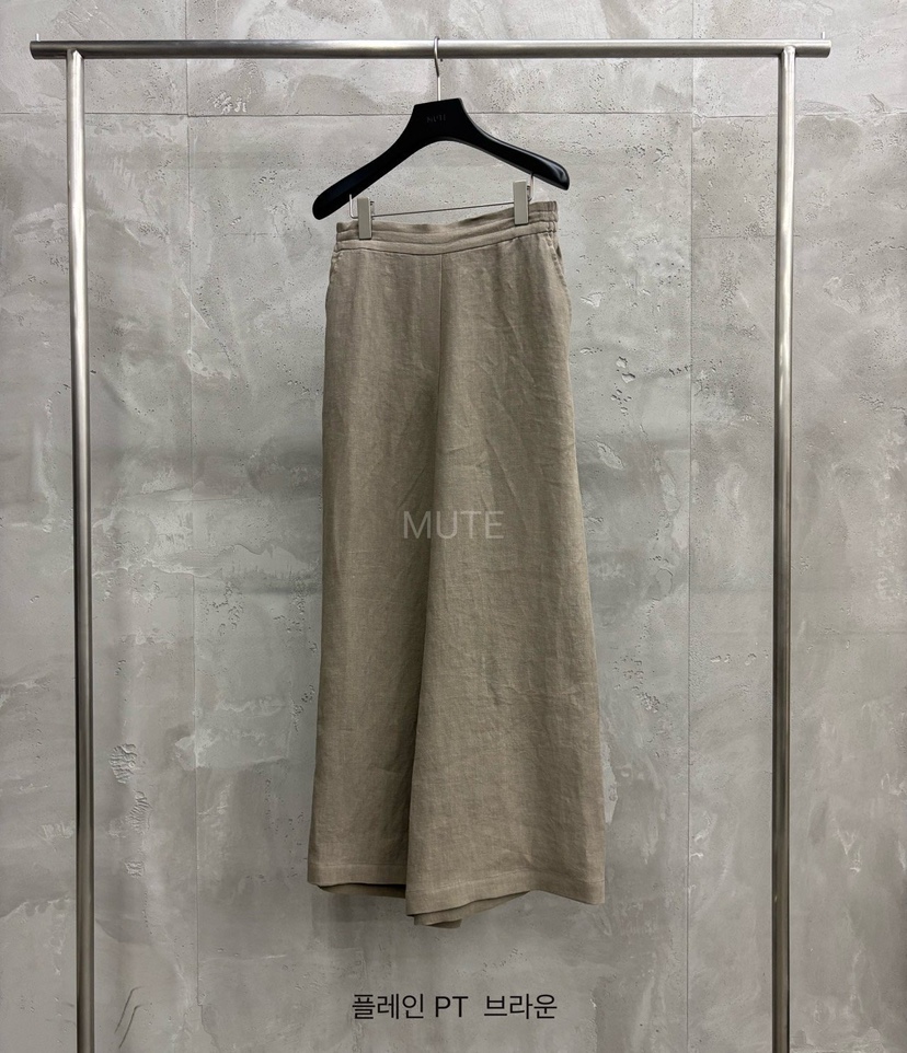 MUTE-P韓國㊣直郵東大門代購女裝新品休閑熱賣時尚25春夏休閑褲MUTE休閑褲圖色2