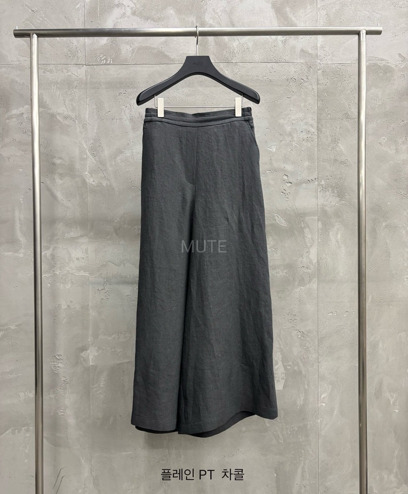 MUTE-P韓國㊣直郵東大門代購女裝新品休閑熱賣時尚25春夏休閑褲MUTE休閑褲圖色3