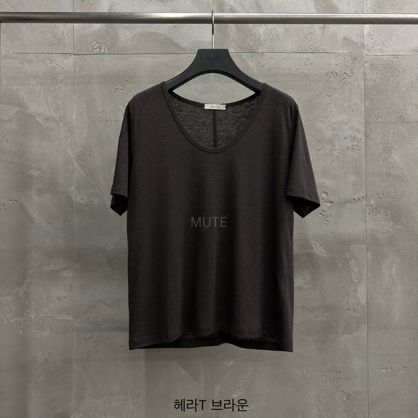 MUTE-P韓國直郵㊣女裝新款推薦25春夏時尚人氣熱賣休閑T恤MUTET恤圖色5