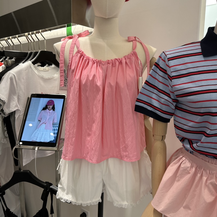 ARTE STUDIO韓國㊣直郵東大門代購女裝新款休閑吊帶背心蝴蝶結ARTE STUDIO吊帶/背心