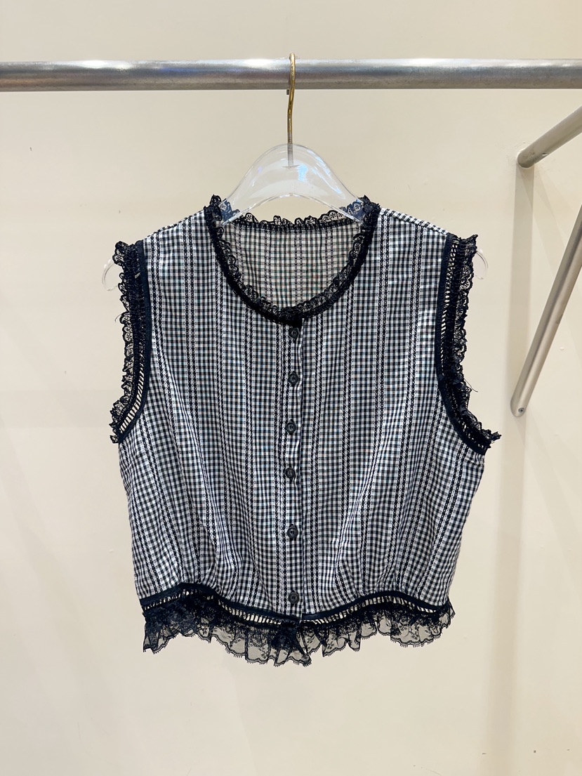 81 MARKET-L韓國㊣直郵東大門代購女裝新品休閑25春夏馬甲81 MARKET-L馬甲圖色2