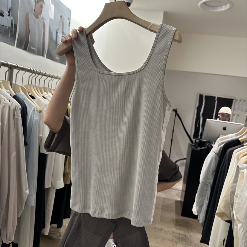 HAUTTE-P韓國直郵㊣女裝新品25春夏人氣時尚休閑推薦吊帶背心HAUTTE吊帶/背心圖色2
