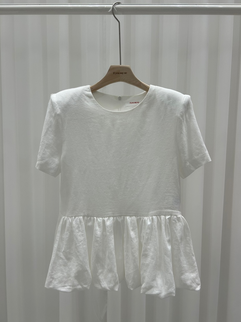 IF YOU SAY SO韓國㊣直郵東大門代購女裝新品熱賣襯衫蕾絲衫亞麻IF YOU SAY SO襯衫/蕾絲衫圖色2