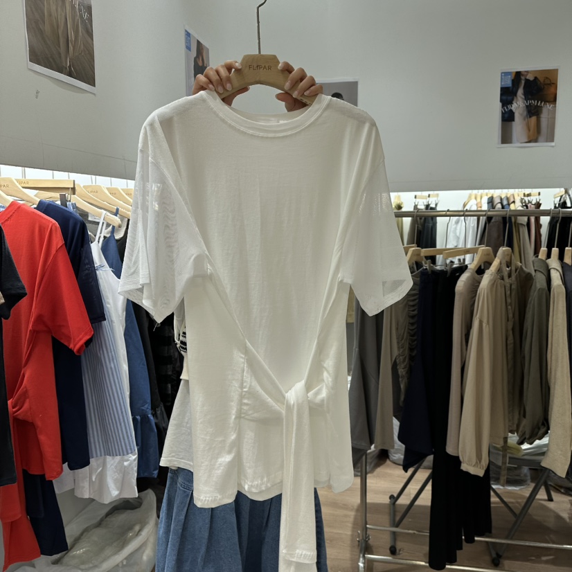 FLIPAR韓國㊣直郵東大門代購女裝新品人氣推薦25春夏時尚T恤FLIPART恤