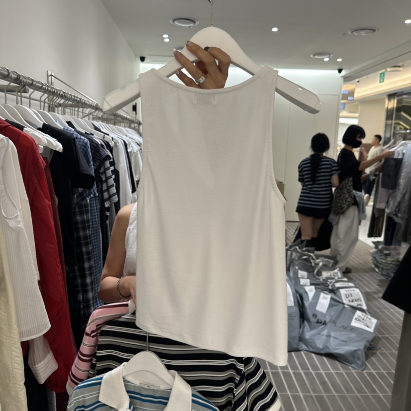 VIVE直郵韓國代購㊣女裝新品休閑熱賣時尚25春夏人氣吊帶背心VIVE吊帶/背心