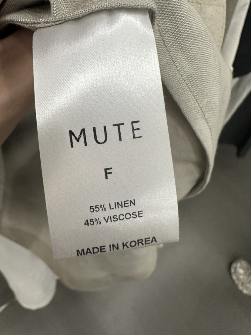 MUTE-P韓國直郵㊣女裝新款時尚25春夏推薦人氣休閑熱賣夾克MUTE夾克