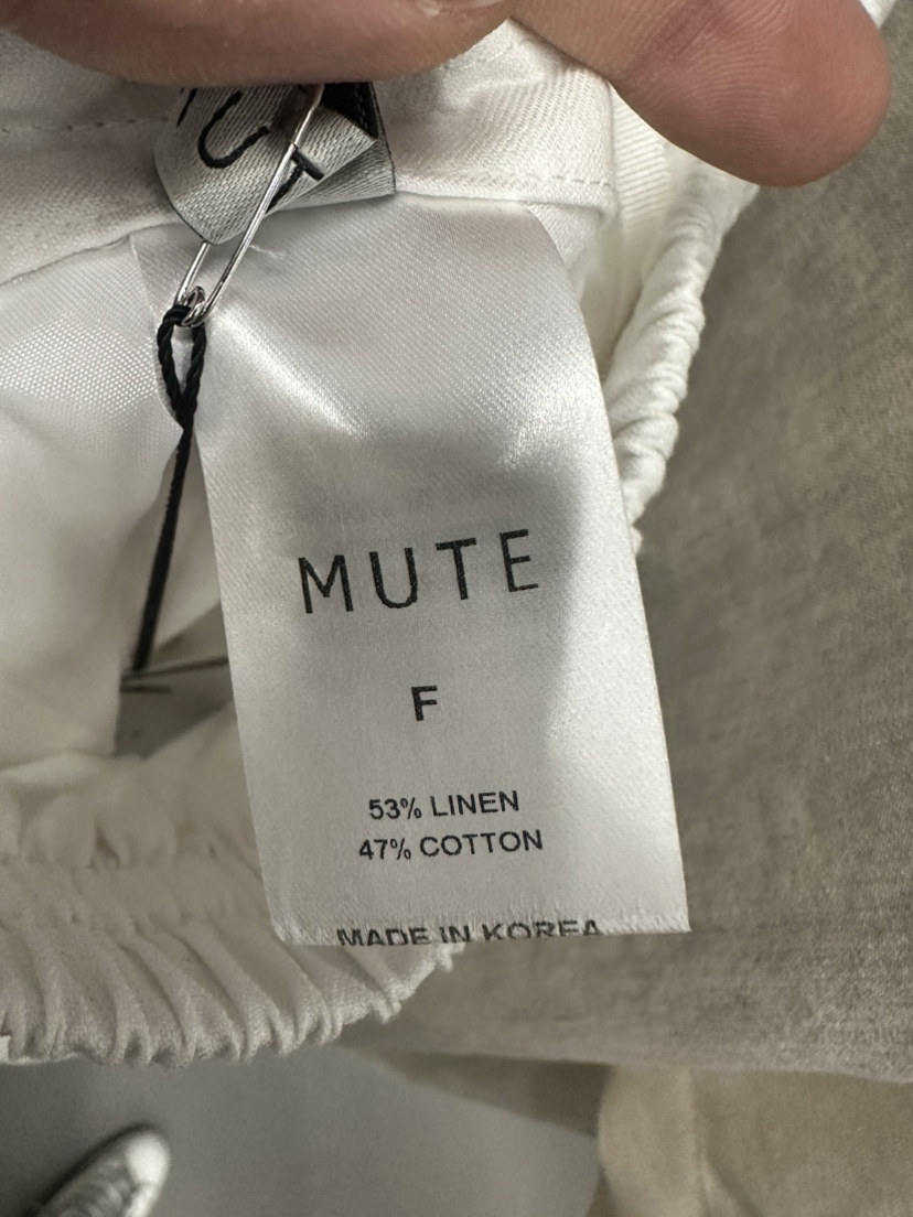 MUTE-P直郵韓國代購㊣女裝新款熱賣25春夏推薦休閑短褲迷彩MUTE短褲