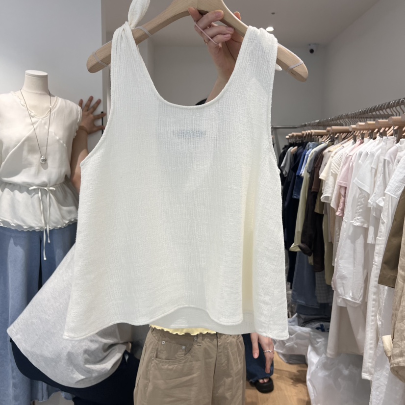 TAF直郵韓國代購㊣女裝新款25春夏熱賣時尚人氣推薦吊帶背心TAF吊帶/背心