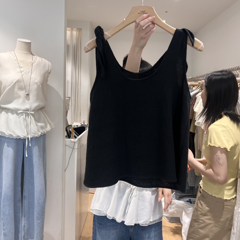 TAF直郵韓國代購㊣女裝新款25春夏熱賣時尚人氣推薦吊帶背心TAF吊帶/背心圖色2