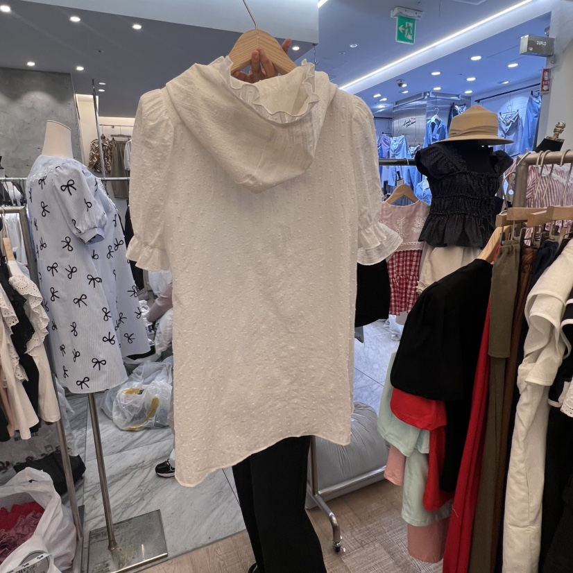 BEEN-A直郵韓國代購㊣女裝新品熱賣推薦25春夏時尚連衣裙連帽BEEN-A連衣裙