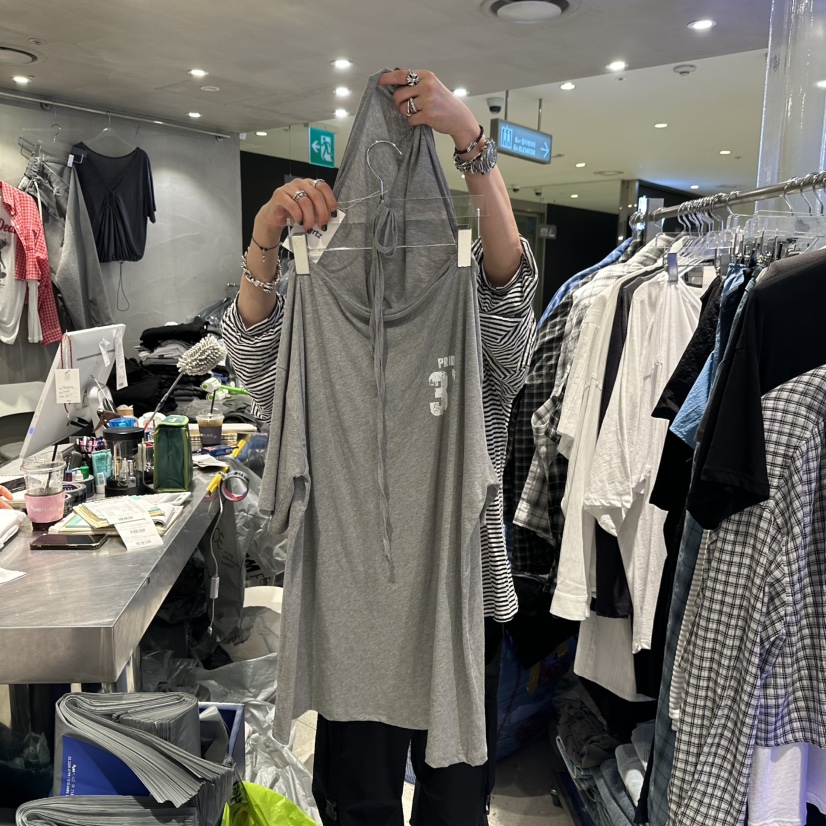 HERTZ-P韓國㊣直郵東大門代購女裝新品熱賣休閑25春夏時尚T恤HERTZ-PT恤圖色2