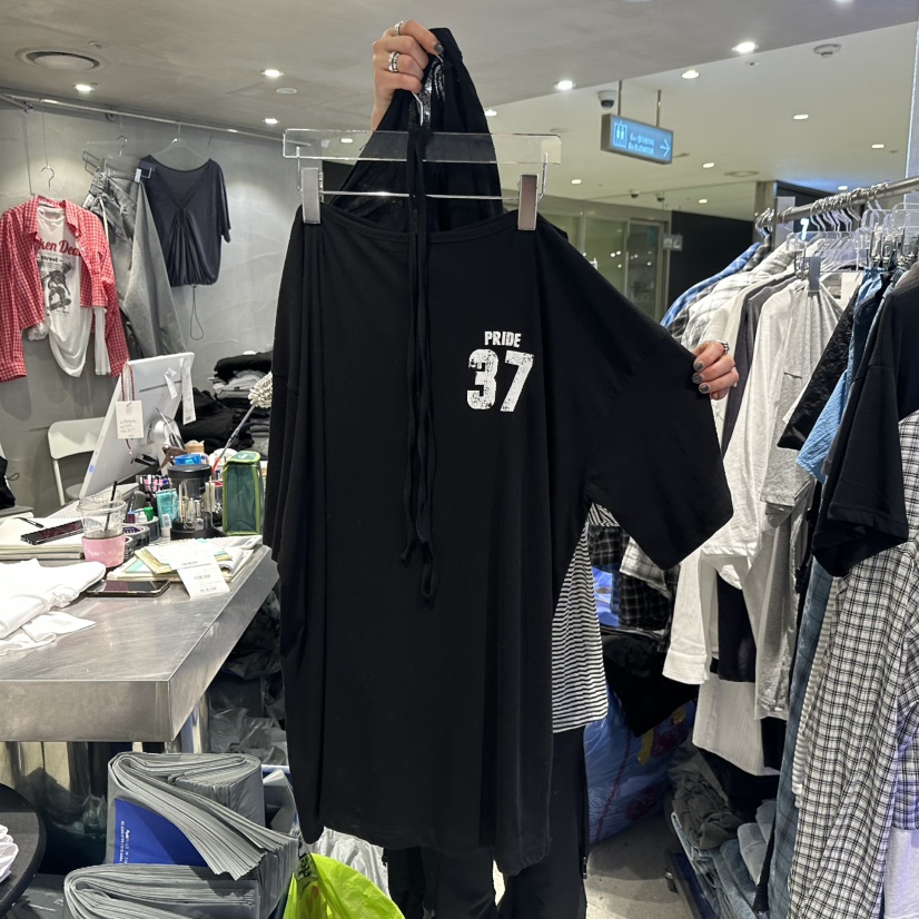 HERTZ-P韓國㊣直郵東大門代購女裝新品熱賣休閑25春夏時尚T恤HERTZ-PT恤圖色3