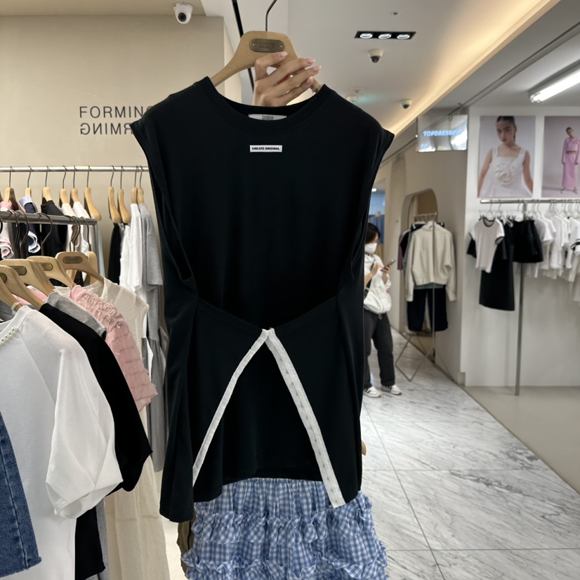 FORMING-P韓國㊣直郵東大門代購女裝新款休閑吊帶背心雙層FORMING吊帶/背心圖色2