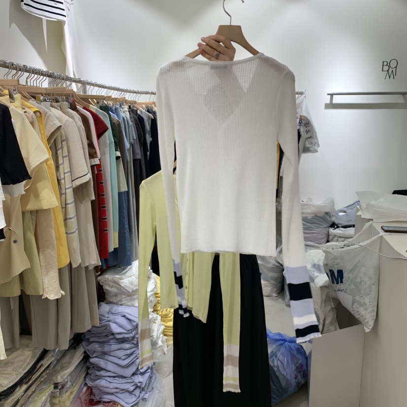 BY BOMI韓國㊣直郵東大門代購女裝新品人氣熱賣25春夏針織衫BY BOMI針織衫