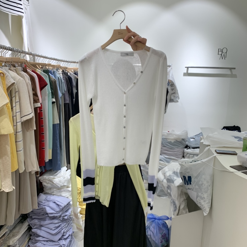 BY BOMI韓國㊣直郵東大門代購女裝新品人氣熱賣25春夏針織衫BY BOMI針織衫圖色2