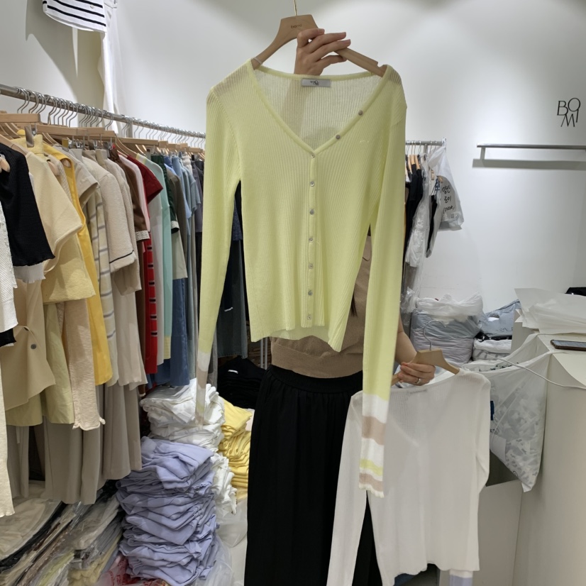 BY BOMI韓國㊣直郵東大門代購女裝新品人氣熱賣25春夏針織衫BY BOMI針織衫圖色3
