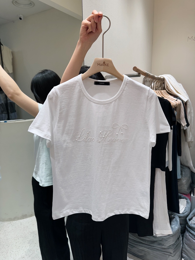 MARKE-P韓國㊣直郵東大門代購女裝新款熱賣推薦時尚25春夏T恤MARKE-PT恤圖色2