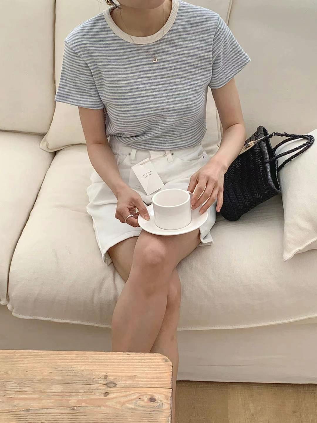 IVORY韓國直郵㊣女裝新品熱賣25春夏人氣推薦休閑時尚T恤IVORYT恤