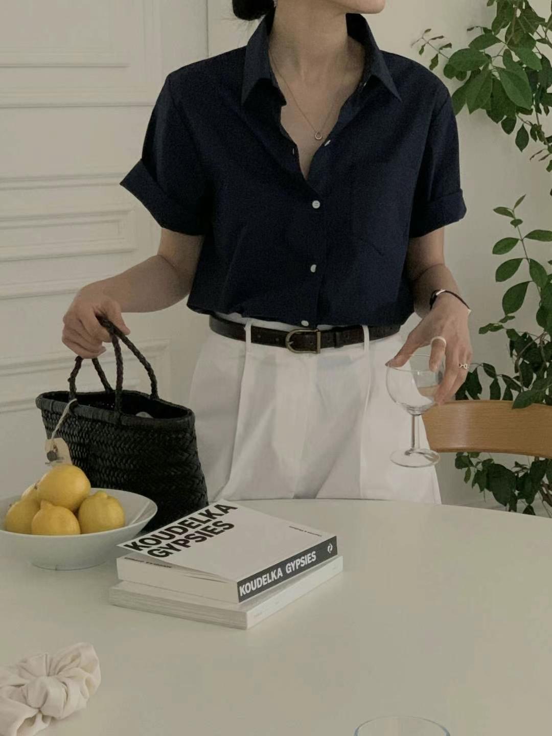 IVORY韓國直郵㊣女裝新品推薦熱賣時尚25春夏人氣襯衫蕾絲衫IVORY襯衫/蕾絲衫