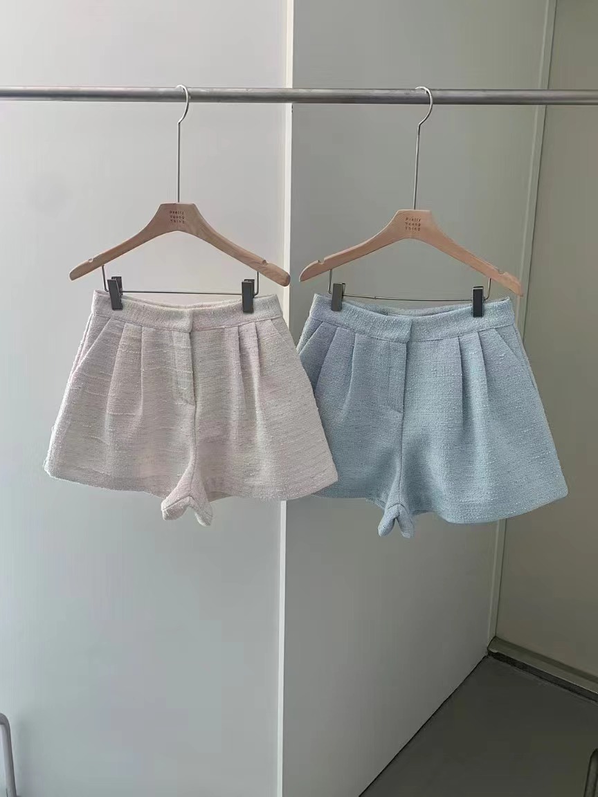 PYT-ot韓國㊣直郵東大門代購女裝新品休閑推薦熱賣短褲花呢pretty young thing短褲