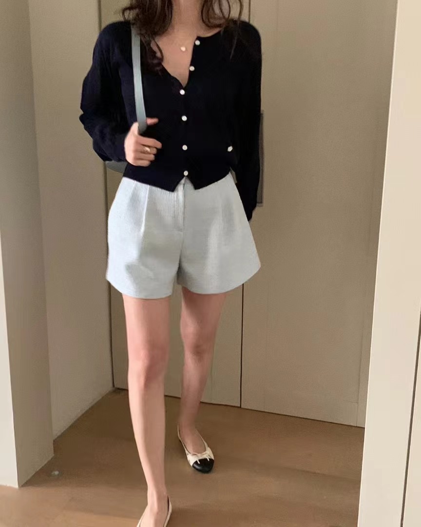 PYT-ot韓國㊣直郵東大門代購女裝新品休閑推薦熱賣短褲花呢pretty young thing短褲