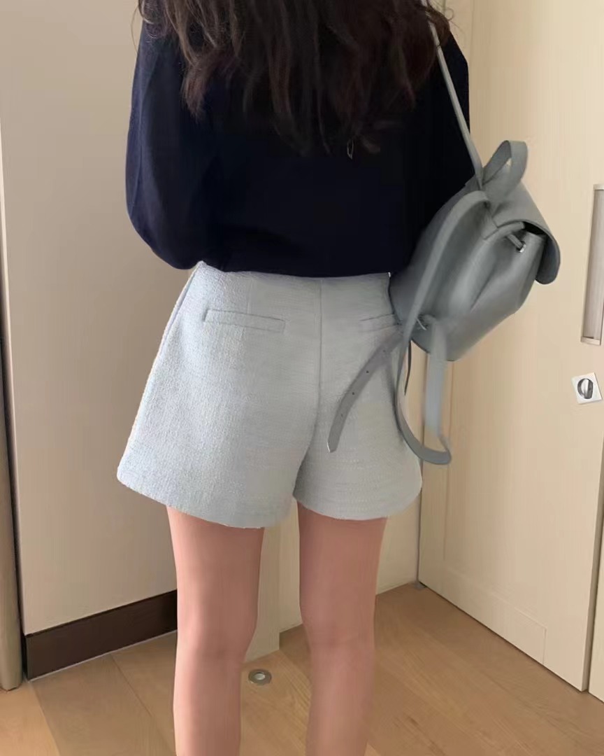 PYT-ot韓國㊣直郵東大門代購女裝新品休閑推薦熱賣短褲花呢pretty young thing短褲