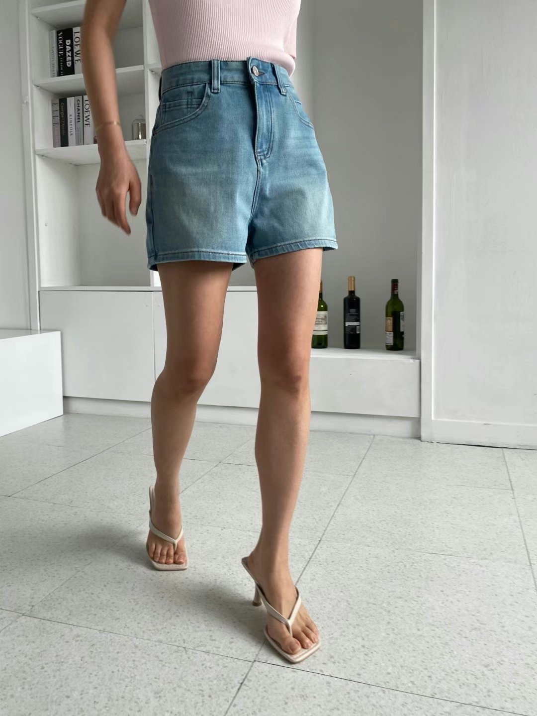 MARFA-말파-T韓國直郵㊣東大門實拍女裝新款25春夏短褲不含腰帶MARFA-T短褲
