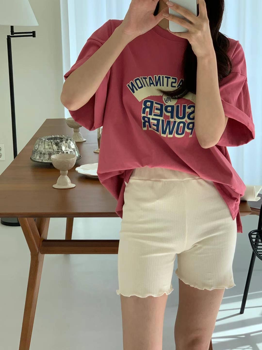 BABY SALON韓國直郵女士新款休閑時尚25春夏職業真品推薦短褲BABY SALON短褲