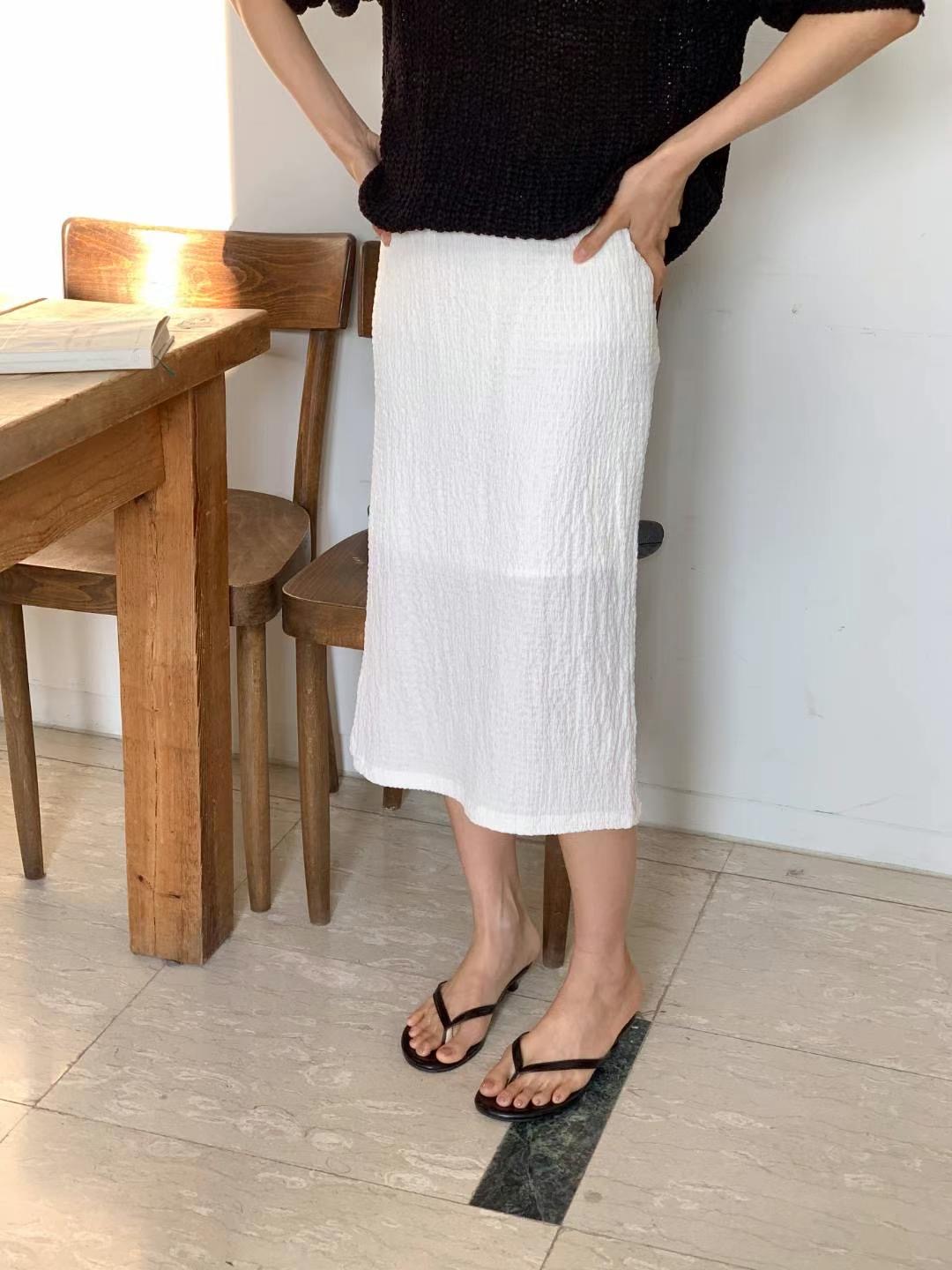 BABY SALON東大門實拍女裝新品熱賣休閑時尚25春夏人氣長裙BABY SALON長裙