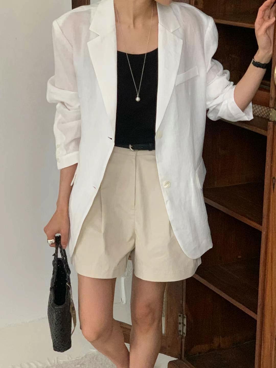 IVORY東大門實拍女士新款推薦25春夏職業熱賣時尚休閑西裝西服IVORY西裝/西服