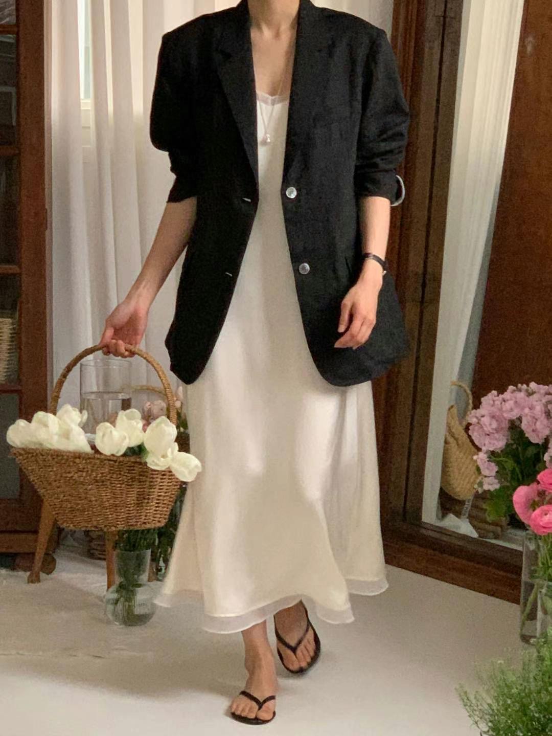 IVORY東大門實拍女士新款推薦25春夏職業熱賣時尚休閑西裝西服IVORY西裝/西服