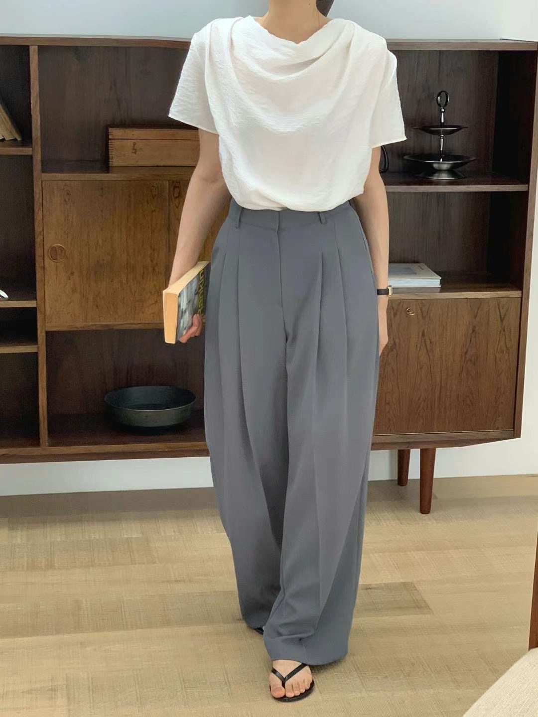 IVORY東大門代購女士新品時尚休閑熱賣推薦人氣職業25春夏休閑褲IVORY休閑褲