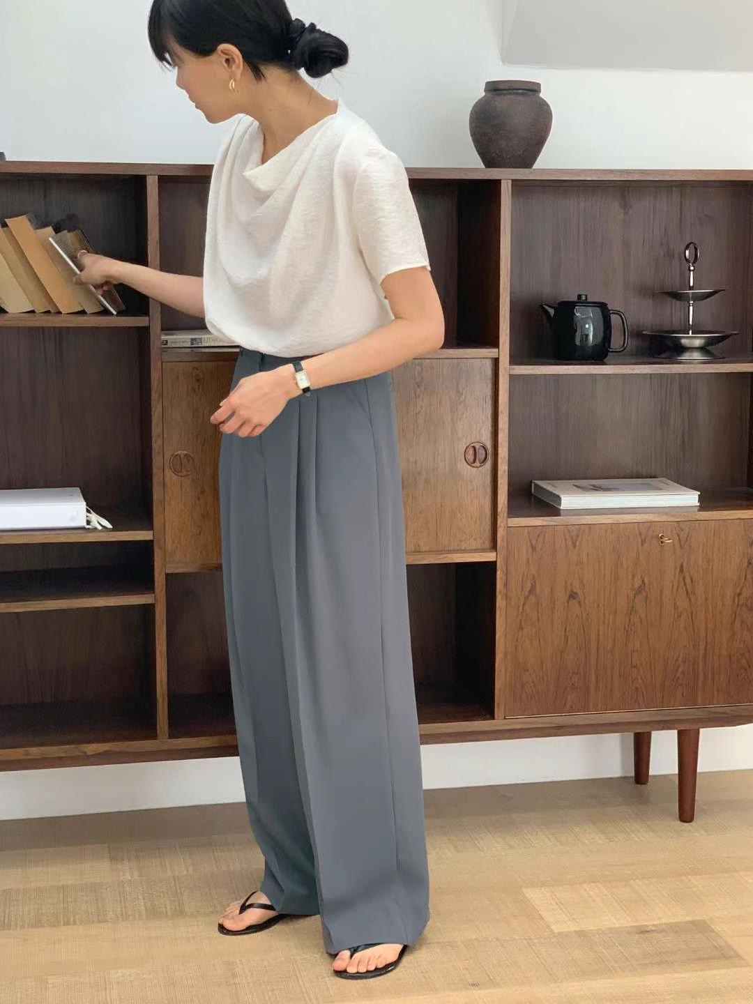 IVORY東大門代購女士新品時尚休閑熱賣推薦人氣職業25春夏休閑褲IVORY休閑褲