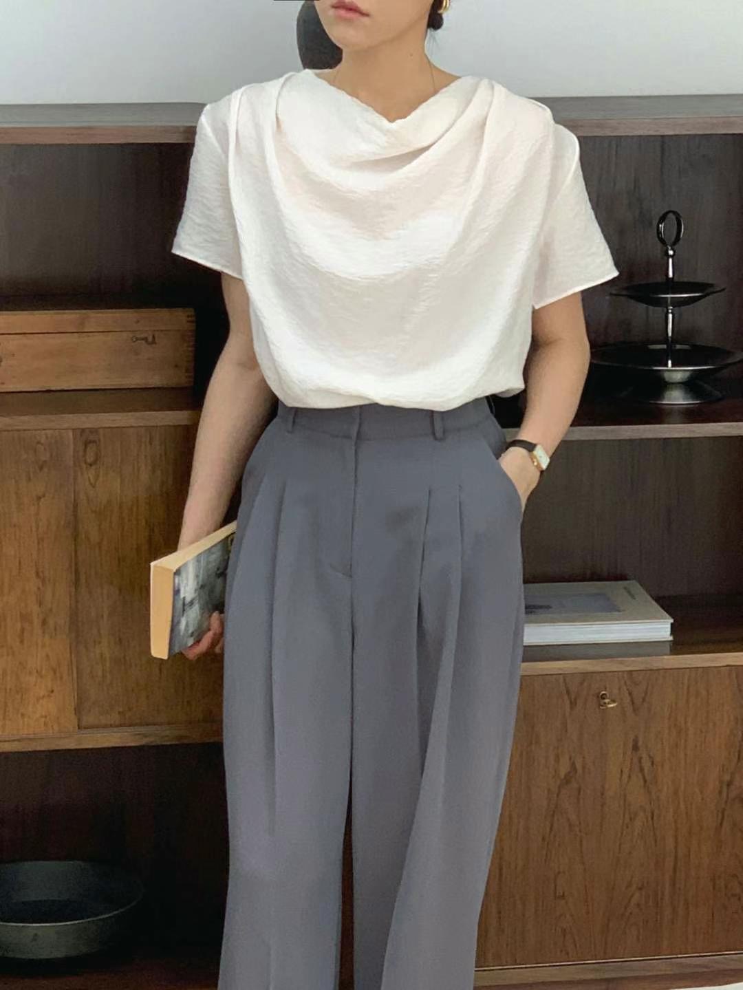 IVORY韓國直郵女裝新品人氣職業熱賣推薦時尚25春夏襯衫蕾絲衫IVORY襯衫/蕾絲衫