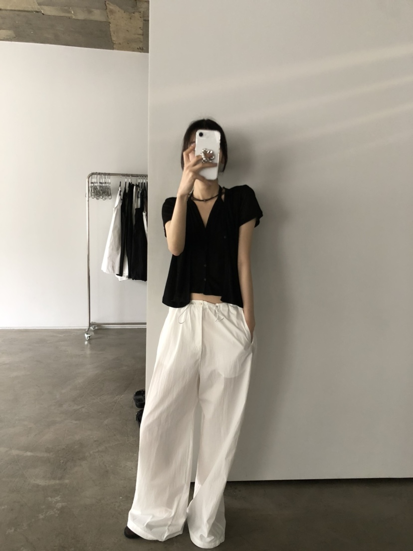 FOSET韓國代購女士新品人氣25春夏職業時尚推薦熱賣休閑休閑褲FOSET休閑褲