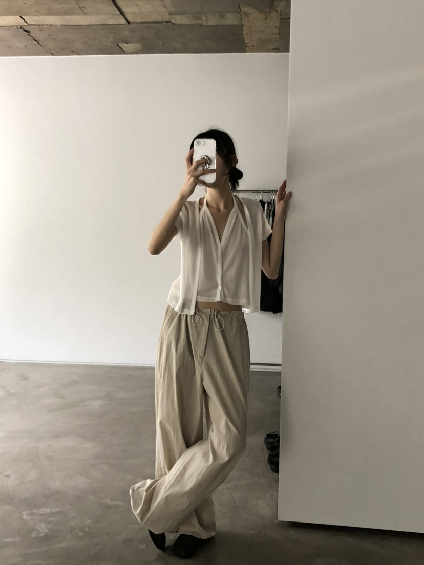 FOSET韓國代購女士新品人氣25春夏職業時尚推薦熱賣休閑休閑褲FOSET休閑褲