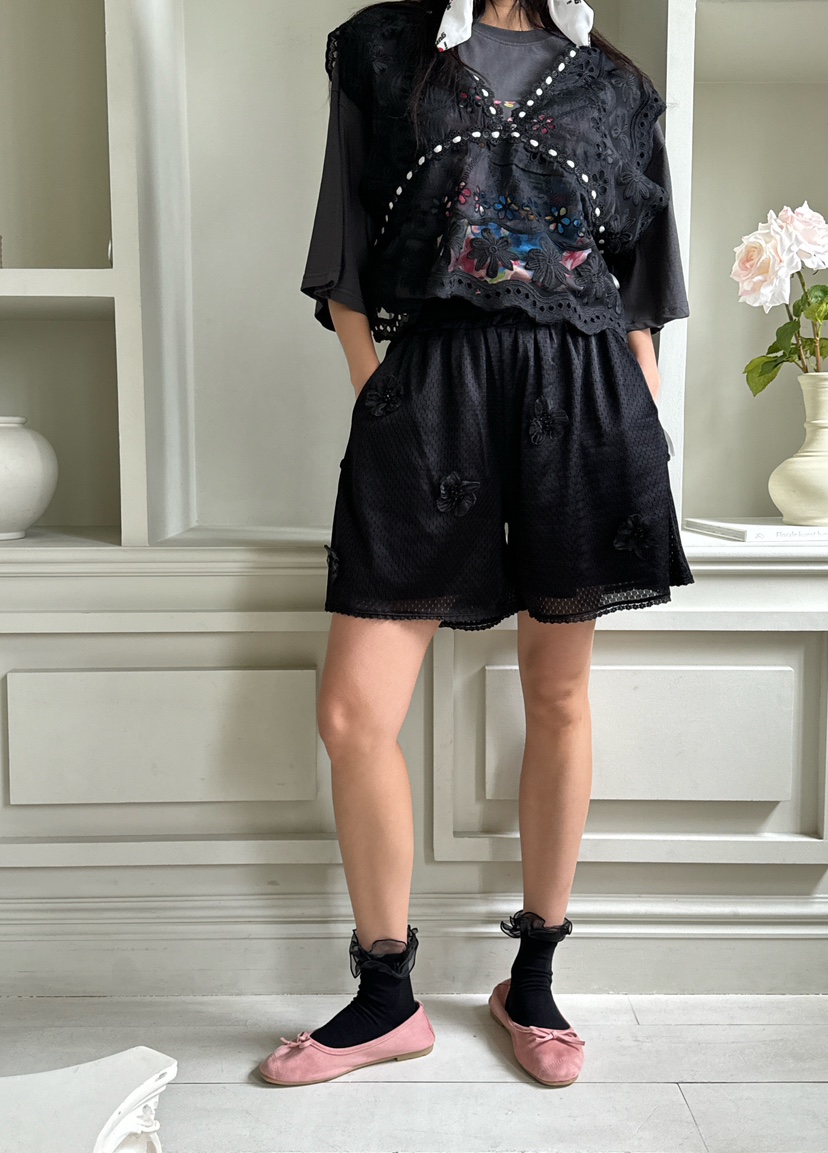 MAISONDEGLORY韓國㊣直郵東大門代購女裝新款時尚25春夏短褲MAISON DE GLORY短褲