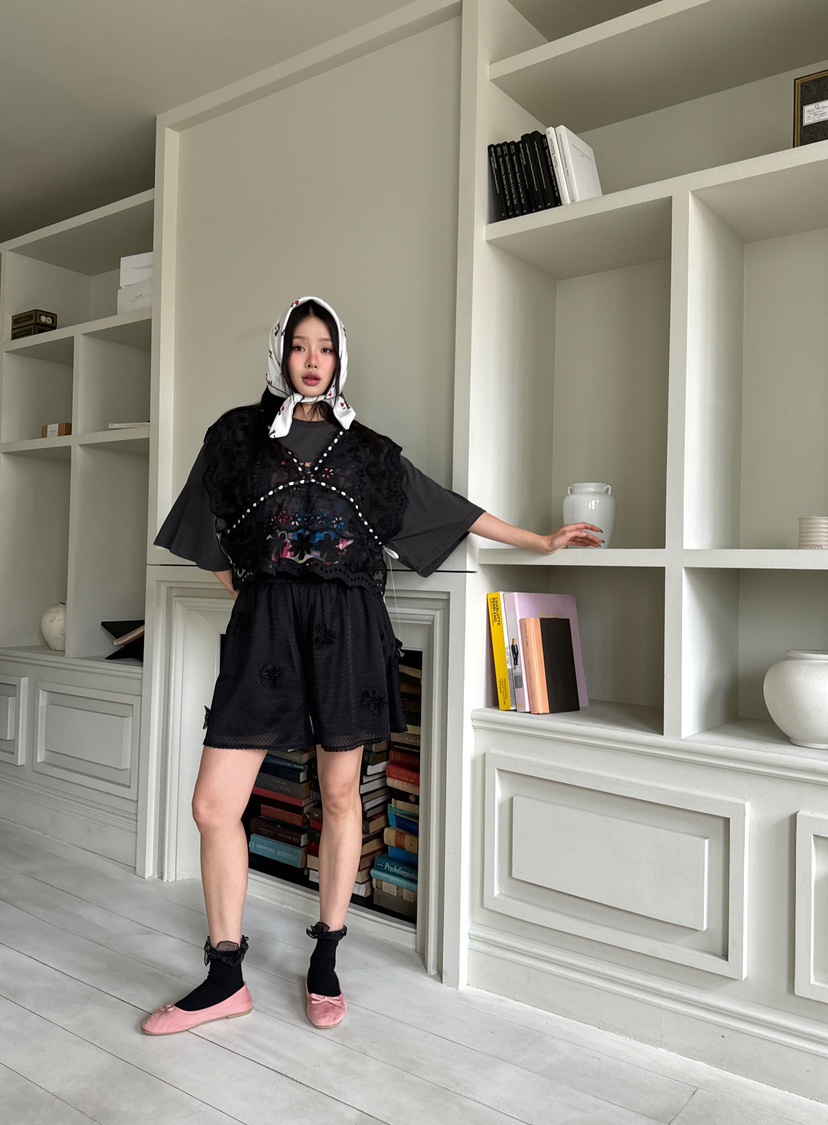 MAISONDEGLORY韓國㊣直郵東大門代購女裝新款時尚25春夏短褲MAISON DE GLORY短褲