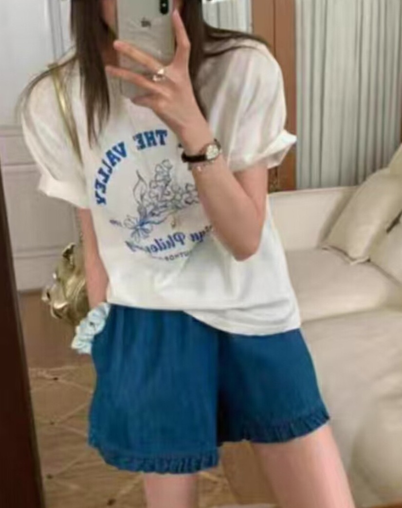 OLA韓國㊣直郵東大門代購女裝新款人氣25春夏休閑時尚推薦短褲mellor/OLA短褲