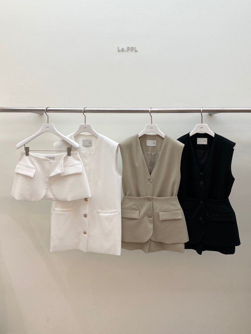 LE-PPL直郵韓國代購㊣女裝新品推薦時尚熱賣人氣休閑25春夏套裝LE-PPL套裝圖色2左二色