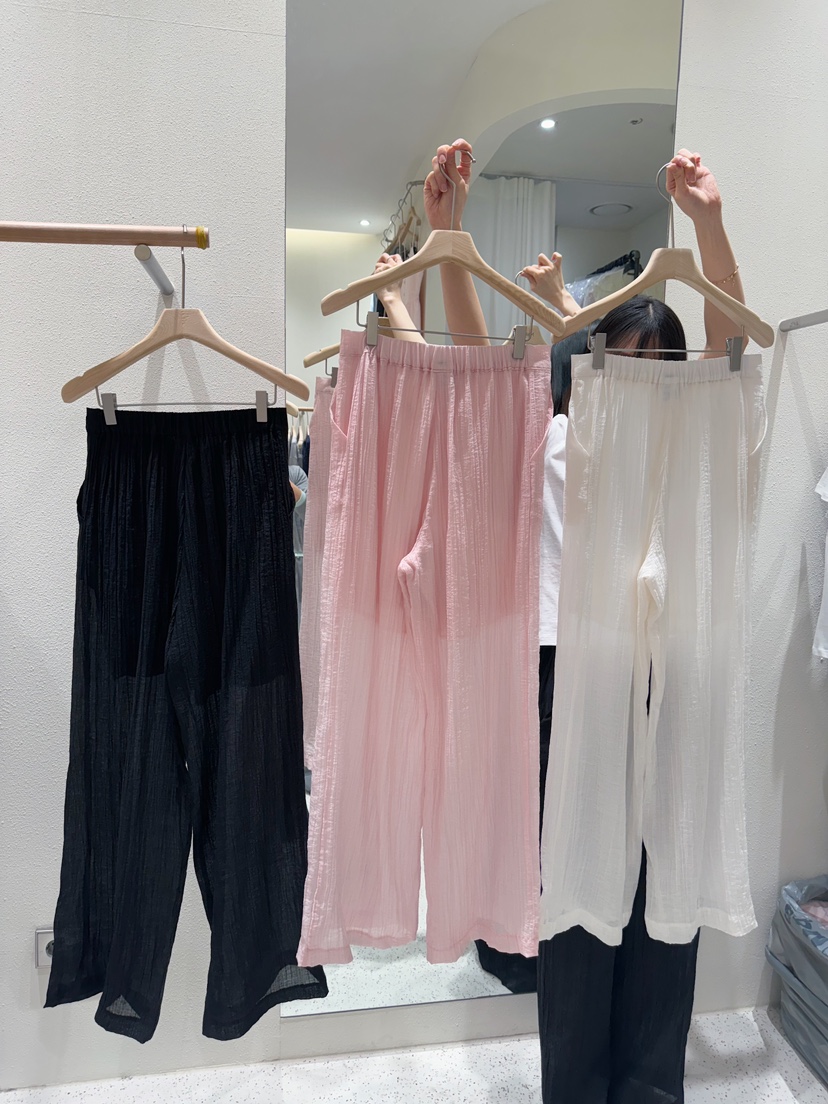 MARKE-P韓國㊣直郵東大門代購女裝新款熱賣時尚休閑褲透視MARKE-P休閑褲