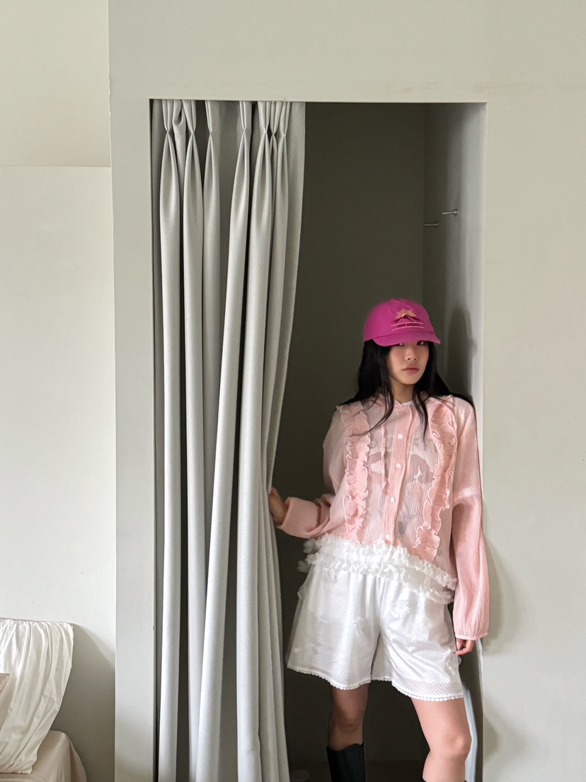 MAISONDEGLORY韓國㊣直郵東大門代購女裝新款時尚夾克條紋連帽MAISON DE GLORY夾克