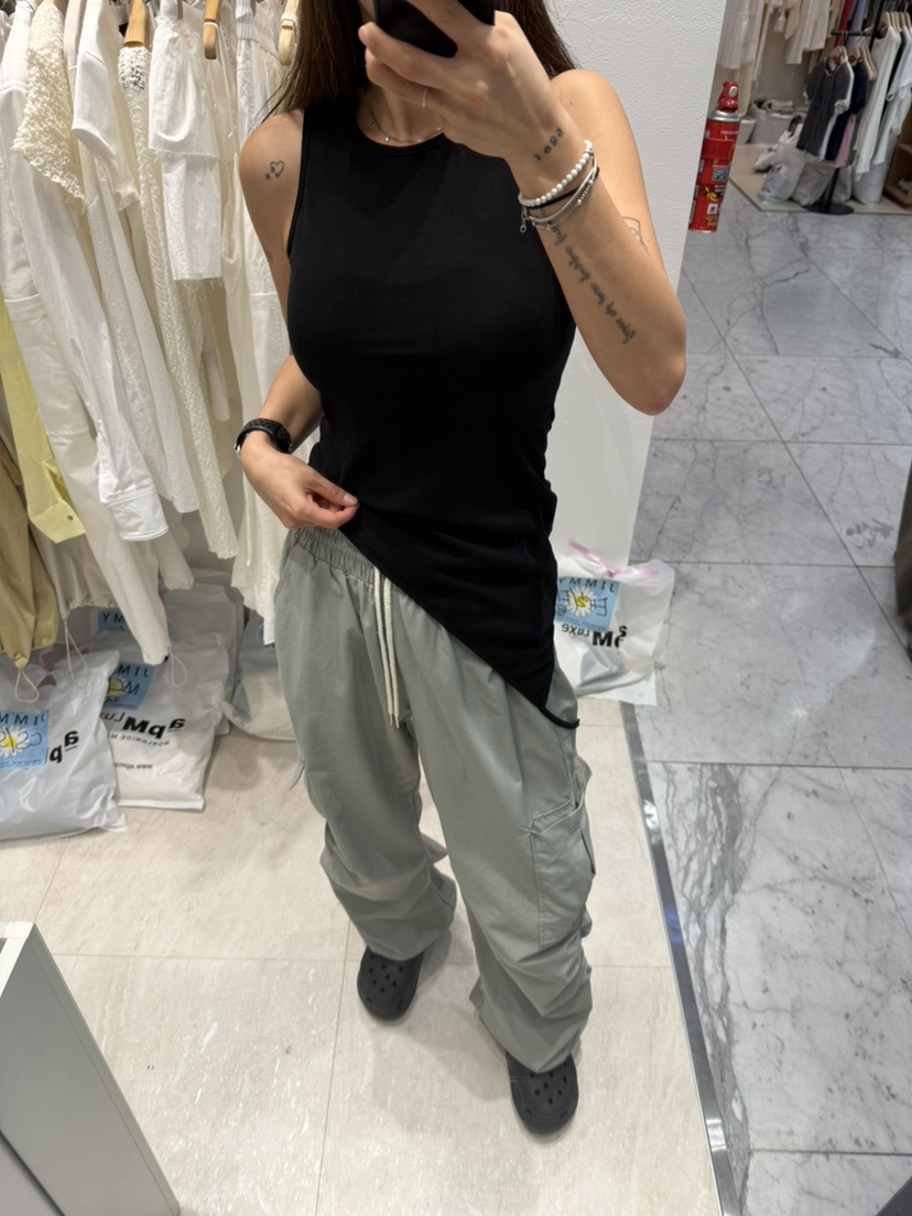 JIMMY韓國㊣直郵東大門代購女裝新品推薦時尚熱賣人氣吊帶背心JIMMY/REMAKE吊帶/背心