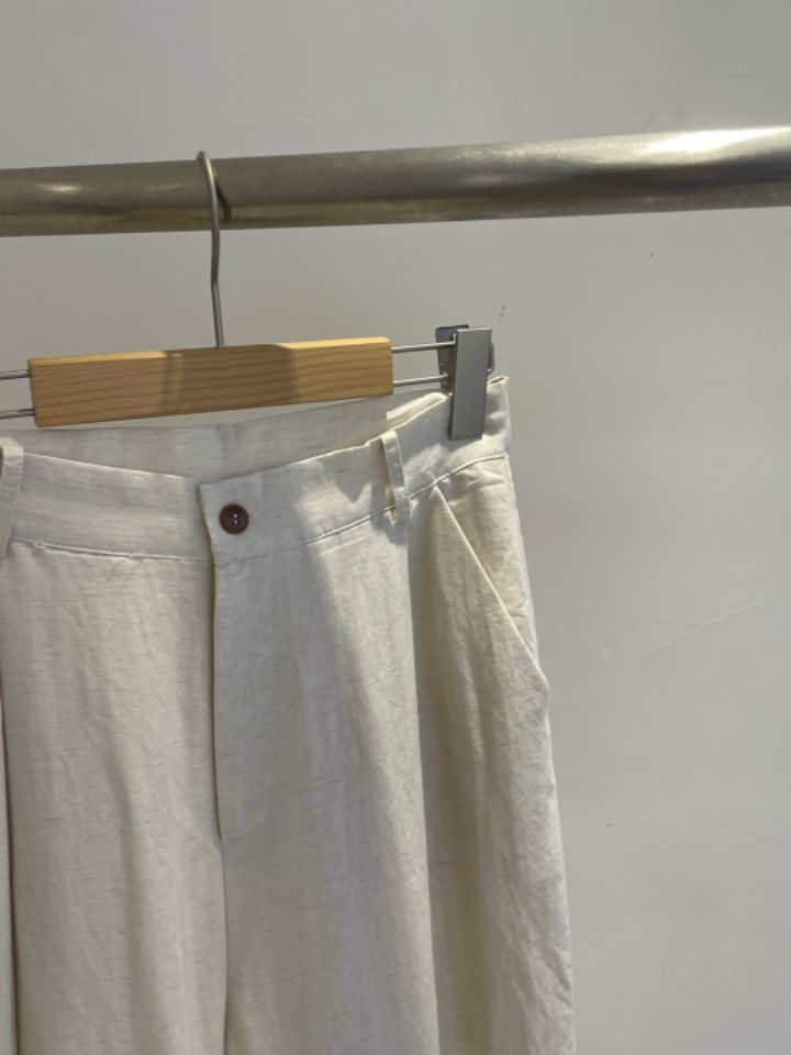 CALLIT韓國直郵㊣東大門實拍女裝新品25春夏時尚休閑褲亞麻CALLIT休閑褲