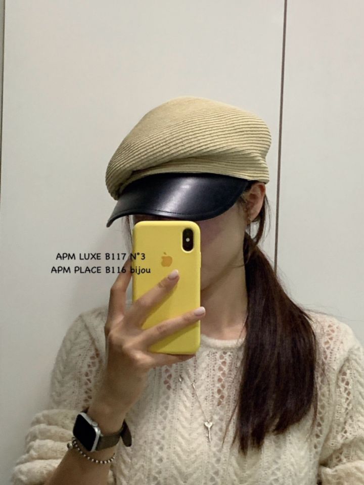 N3韓國直郵㊣東大門實拍女裝新品25春夏推薦休閑人氣帽子貝雷N3帽子